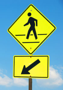 Pedestrian sign