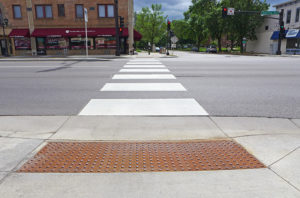 ADA Pedestrian Ramp and Crossing